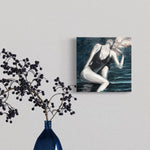 Load image into Gallery viewer, &quot;Emotion&quot; is a semi naked art painting, perfect for those seeking to buy art in Melbourne. Oil, ready to hang. Wall

