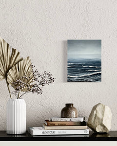 "More" is a nostalgic seascape in coastal wall art, ideal for beach house artwork. Buy art in Melbourne here. Study
