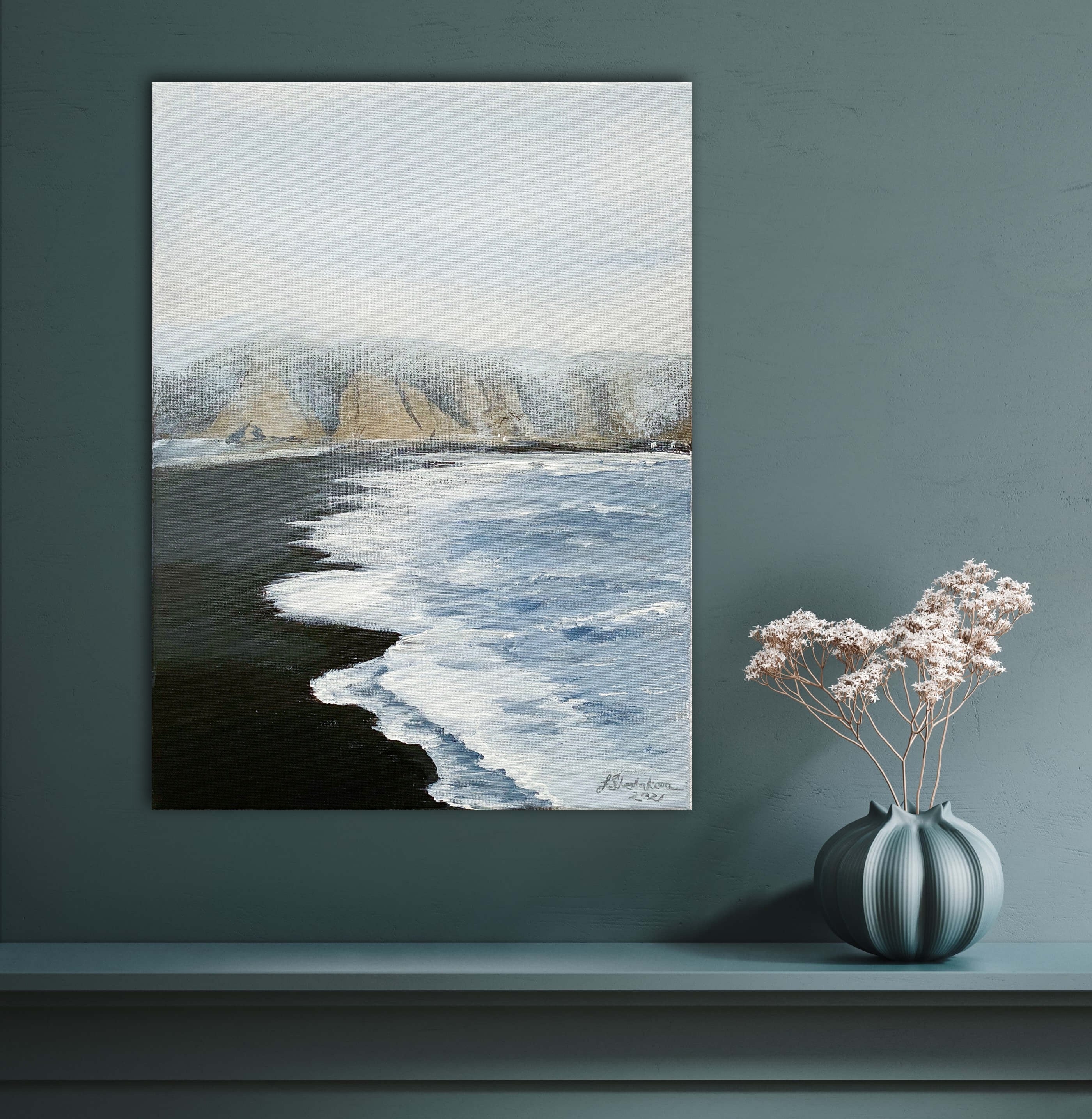 Long Gone - Seascape On Stretched Canvas
