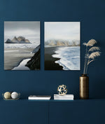 Load image into Gallery viewer, Foam and Rocks - Seascape On Stretched Canvas
