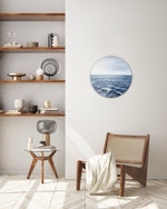 Load image into Gallery viewer, Reflection -  Acrylic Ocean Art On Round Canvas
