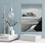 Load image into Gallery viewer, This landscape painting from Australia is inspired by distant, hazy shores. Australian landscape. landscape art. Study

