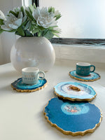 Load image into Gallery viewer, Moroccan Coasters: Epoxy Resin Table Décor
