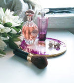 Load image into Gallery viewer, Amethyst breeze: Make Up Tray With Epoxy Resin
