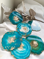 Load image into Gallery viewer, Turquoise Dream: Epoxy Resin Coasters
