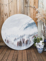 Load image into Gallery viewer,  winter landscape art. Landscape paintings for sale. Front natural

